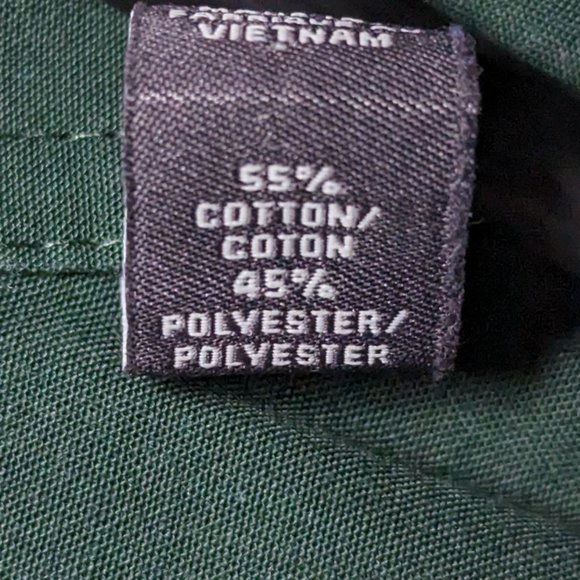 Van Heusen* Men's Long Sleeve Button Down Curved Hem Chest Pocket Shirt~ Large - Picture 6 of 10